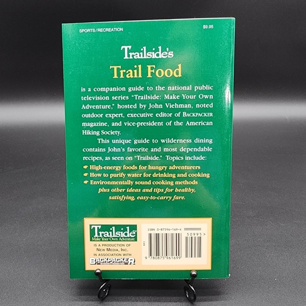 Trailside's Trail Food Paperback Book New Old Stock Hiking Outdoor Cooking Guide